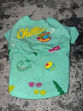 Disney Toy Story Chillin' and grillin Mint Graphic pet Tee